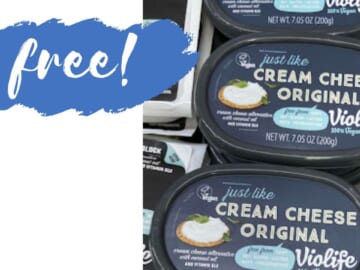 FREE Violife Dairy-Free Cream Cheese Coupon Ends Tomorrow!