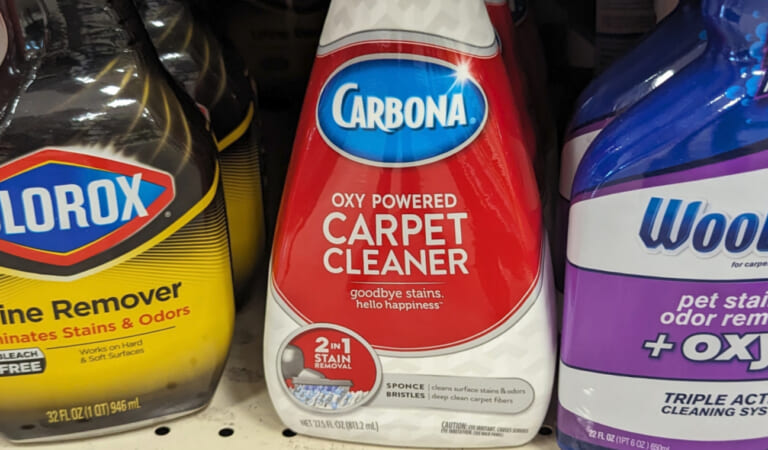 Carbona Carpet Cleaner As Low As $3.49 At Kroger (Regular Price $6.49)