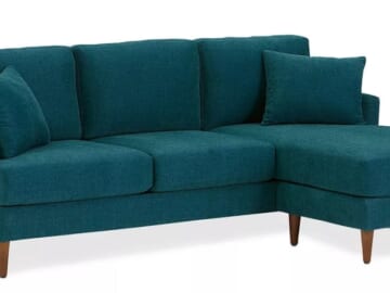 Jadison Fabric 2-Piece Sectional with Reversible Chaise for $647 + delivery from $135