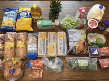 Gretchen’s $90 Grocery Shopping Trip and Weekly Menu Plan for 6