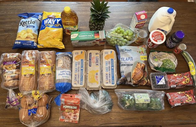 Gretchen’s $90 Grocery Shopping Trip and Weekly Menu Plan for 6