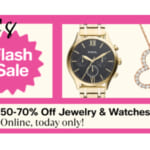Today Only: Macy’s Flash Sale!  Jewelry & Watches 50-70% off!