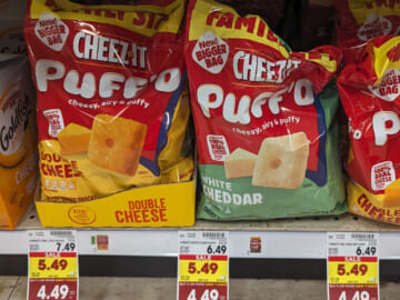 Cheez-It Family Size Puff’d Crackers As Low As $3.74 At Kroger