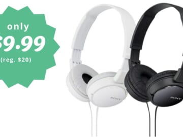 Sony Wired On-Ear Headphones Just $9.99