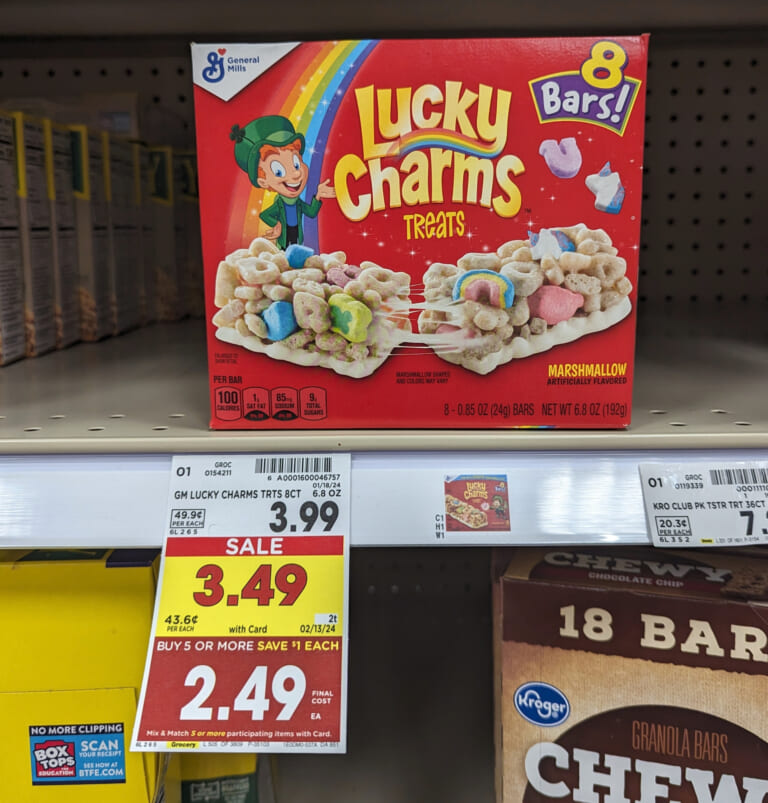 General Mills Treat Bars As Low As $1.74 Per Box At Kroger