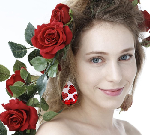 Valentine’s Day 16-Pair Leather Earrings $10.39 After Coupon (Reg. $13) – 65¢/Pair – 5 Sets