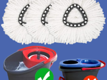 Mop Refills 3 Pack Compatible with Triangle Spin Mop as low as $9.49 Shipped Free (Reg. $16) – $3.16 each