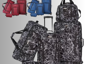 Freehold Softside Spinner Luggage 5-Piece Set $70 Shipped Free (Reg. $240) – 3 Colors