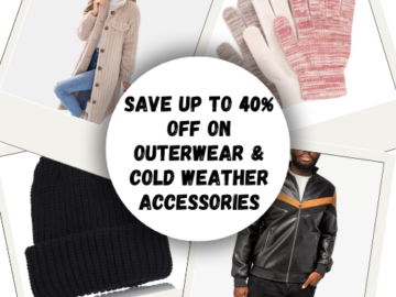 Save Up to 40% Off on Outerwear & Cold Weather Accessories from $12 (Reg. $29.95) – Online Only!