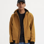 Levi's Men's Soft Shell Hooded Bomber Jacket for $30 + free shipping