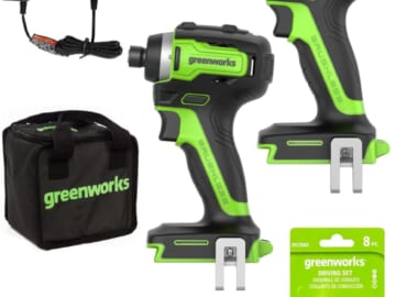 Greenworks 24V Brushless 1/2" Drill & 1/4" Impact Driver Combo Kit for $109 + free shipping