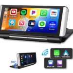 6.8" Foldable Car Display w/ Apple CarPlay & Android Auto Support for $96 + $5.99 s&h