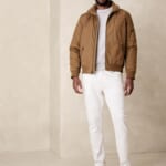 Banana Republic Factory Men's Flight Jacket for $32 in cart + free shipping