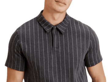 Banana Republic Factory Men's Jacquard Polo for $10 in-cart + free shipping w/ $50