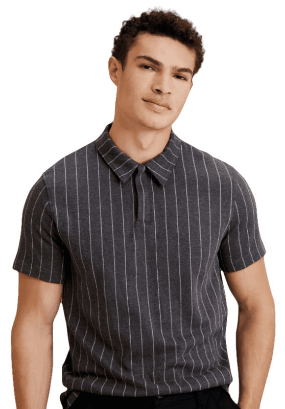 Banana Republic Factory Men's Jacquard Polo for $10 in-cart + free shipping w/ $50