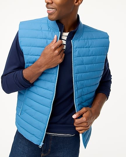 J.Crew Factory Men's Quilted Puffer Vest for $29 + free shipping w/ $99