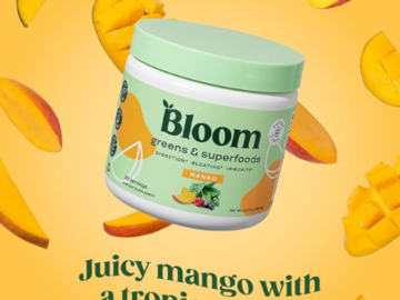 Today Only! Bloom Nutrition Super Greens Powder for Digestive Health $27.99 (Reg. $39.99)