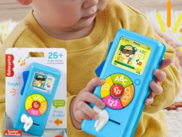 Fisher-Price Laugh & Learn Baby Learning Toy Puppy’s Music Player $4.74 (Reg. $10) –  with Lights & Fine Motor Activities