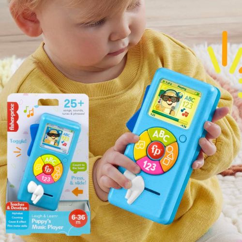 Fisher-Price Laugh & Learn Baby Learning Toy Puppy’s Music Player $4.74 (Reg. $10) –  with Lights & Fine Motor Activities