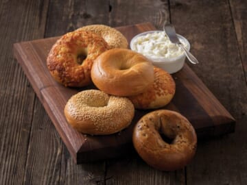 Einstein Bros. Bagels: Free Bagel and Shmear with Purchase Today!