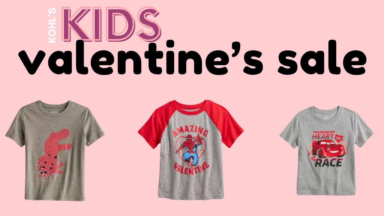 Kids Valentine’s Sale at Kohl’s