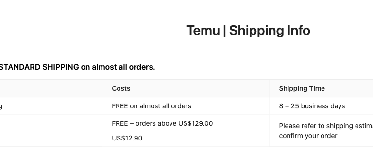 How to Get Temu Free Shipping