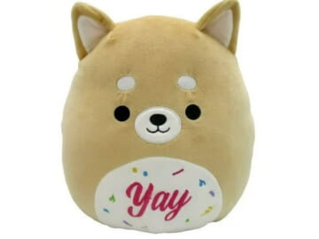 Squishmallows 10" Angie the Brown Celebration Dog for $10 + free shipping w/ $35