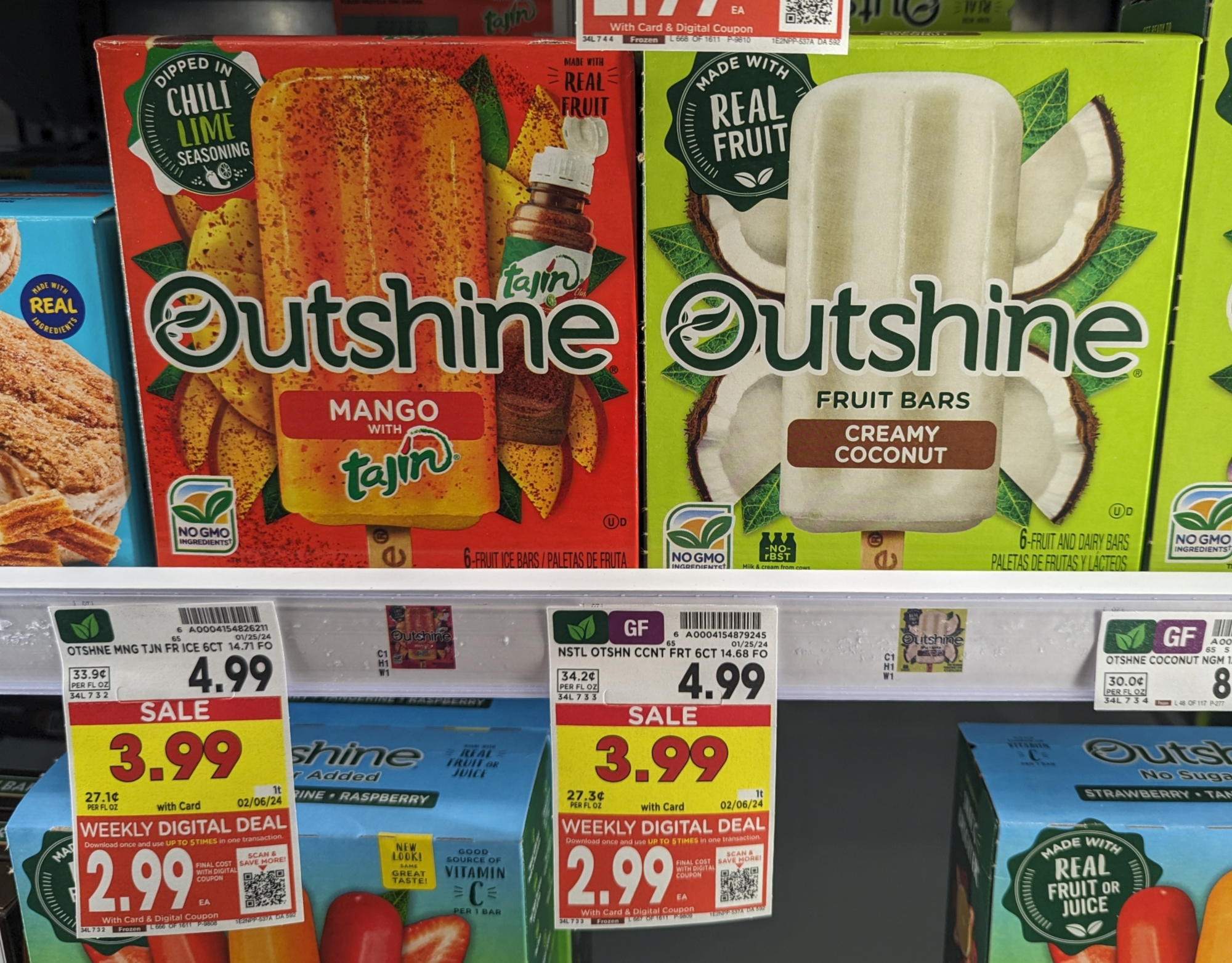 Outshine Bars As Low As $2.99 Per Box At Kroger