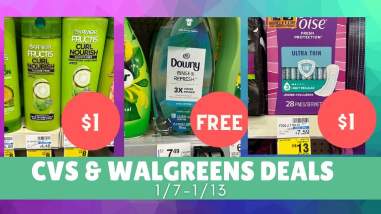 Video: Top CVS & Walgreens Deals 1/7-1/13