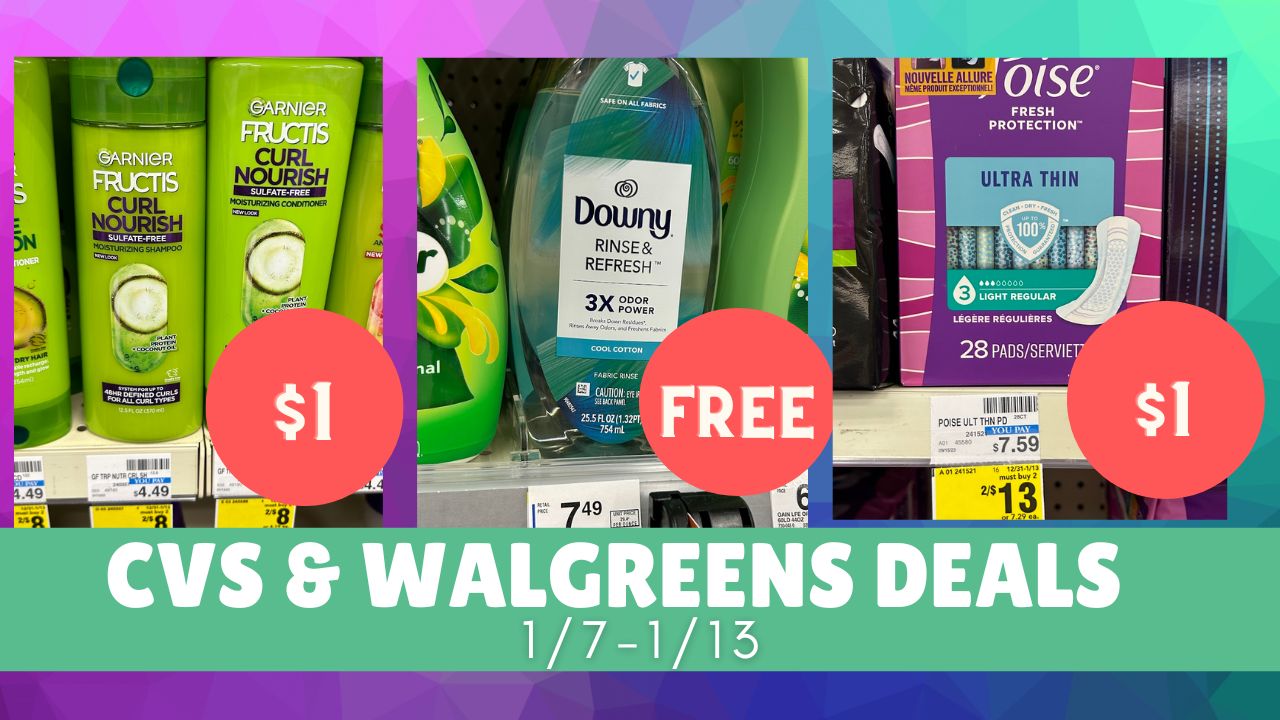 Video: Top CVS & Walgreens Deals 1/7-1/13