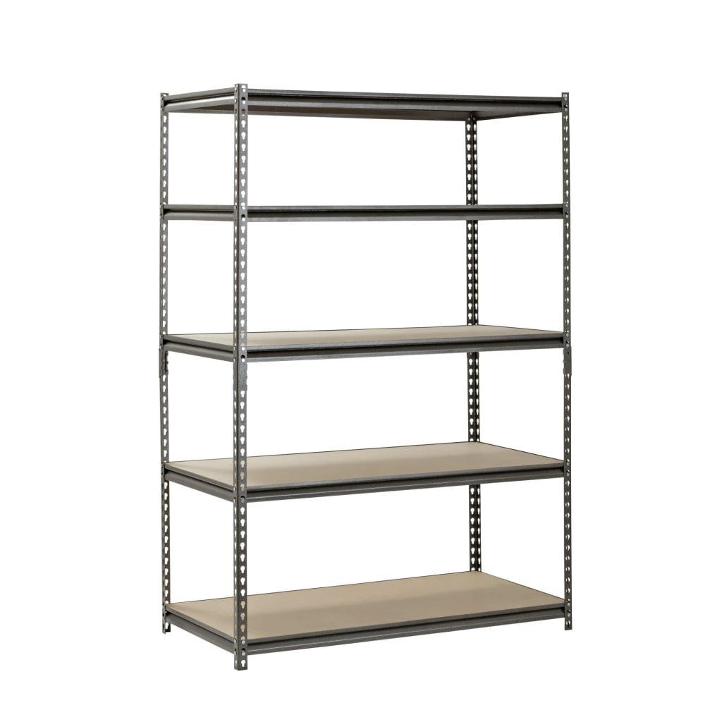 Muscle Rack 72"x48" 5-Shelf Steel Shelf Unit for $79 + free shipping
