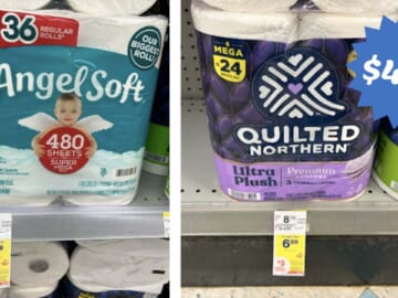 $4.99 Angel Soft & Quilted Northern Bath Tissue at Walgreens