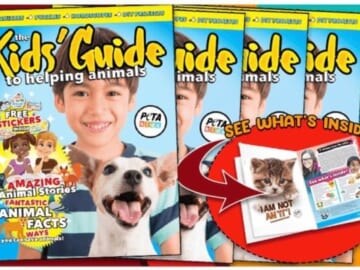 Free Kids’ Guide to Helping Animals Magazine from PETA