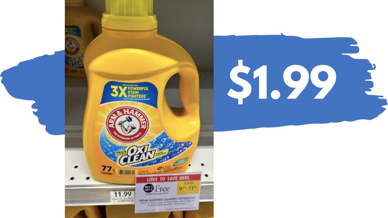 $1.99 Arm & Hammer Liquid Laundry Detergent at Publix (reg. $11.99)!