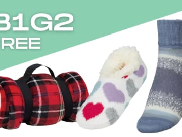 Dick’s Sporting Goods | B1G2 Cozy Cabin Socks & Accessories