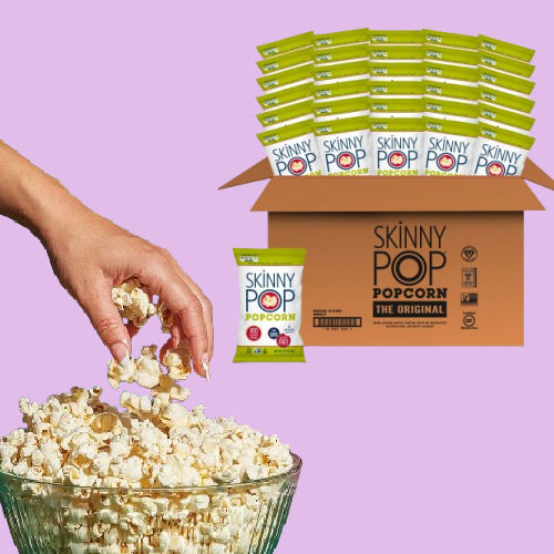 SkinnyPop Original Popcorn Snack Size Bags, 30-Pack as low as $12.04 After Coupon (Reg. $24) + Free Shipping – $0.40 each