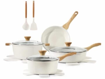 SENSARTE Nonstick Ceramic Cookware Set
