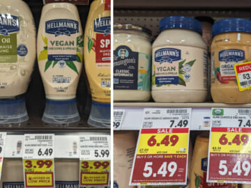 Hellman’s Vegan Mayonnaise As Low As $2.99 At Kroger (Regular Price $6.49)