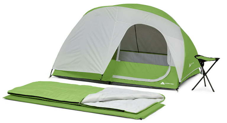 Ozark Trail 4-Piece Weekender Backpacking Camp Combo for $49 + free shipping