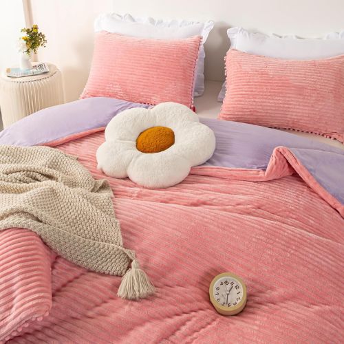 Reversible Boho Comforter 3-Piece Set King Size, Pink $32.99 After Code (Reg. $65.99) + Free Shipping