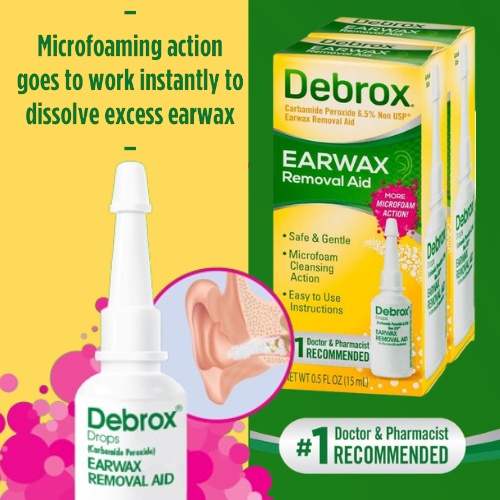 Debrox 2-Pack Ear Wax Removal Drops, 0.5-Ounce as low as $5.98 After Coupon (Reg. $16) + Free Shipping – $2.99 Each