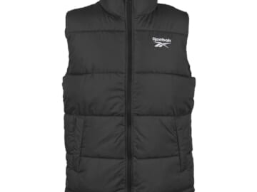 Reebok Men's Puffer Vest for $20 + free shipping
