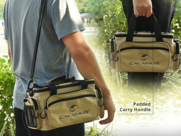 Prime Member Exclusive: Fishing Tackle Bags w/ Padded Shoulder Strap, Khaki $9.49 After Coupon (Reg. $30) + Free Shipping – FAB Ratings!