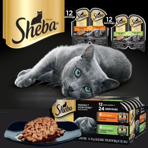 Sheba Perfect Portions 24 Servings Cuts in Gravy Adult Wet Cat Food Trays 12 Count Variety Pack as low as $10.48 After Coupon (Reg. $14) + Free Shipping – 87¢/Twin Pack or 44¢/Serving