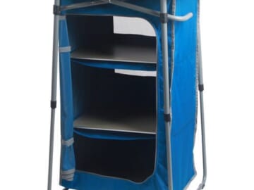 Ozark Trail 3-Shelf Collapsible Cabinet for $25 + free shipping w/ $35