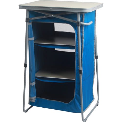 Ozark Trail 3-Shelf Collapsible Cabinet for $25 + free shipping w/ $35
