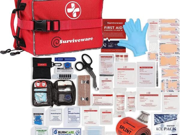 Surviveware Large 200-Piece First Aid Premium Kit for $40 + free shipping