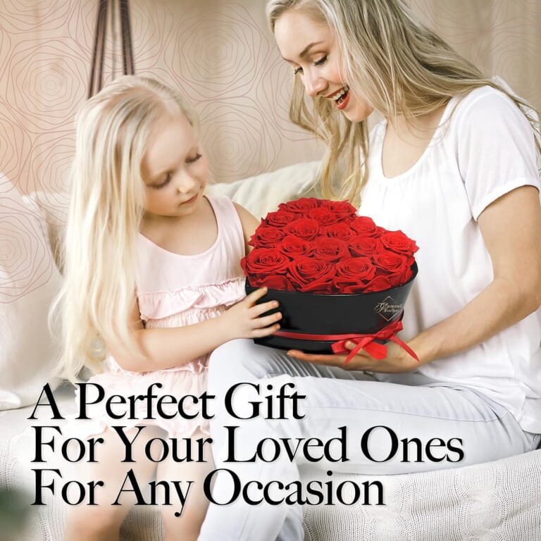 Set of 16 Forever Flowers in Heart Shaped Box from $43.28 After Coupon (Reg. $90) + Free Shipping – Preserved Roses That Last Over A Year