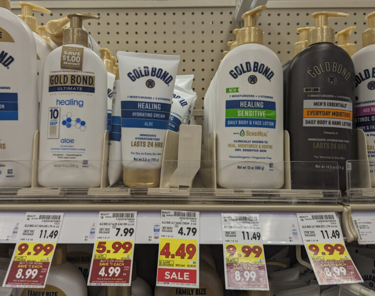 Gold Bond Lotion As Low As $1.49 At Kroger (Regular Price $7.99)