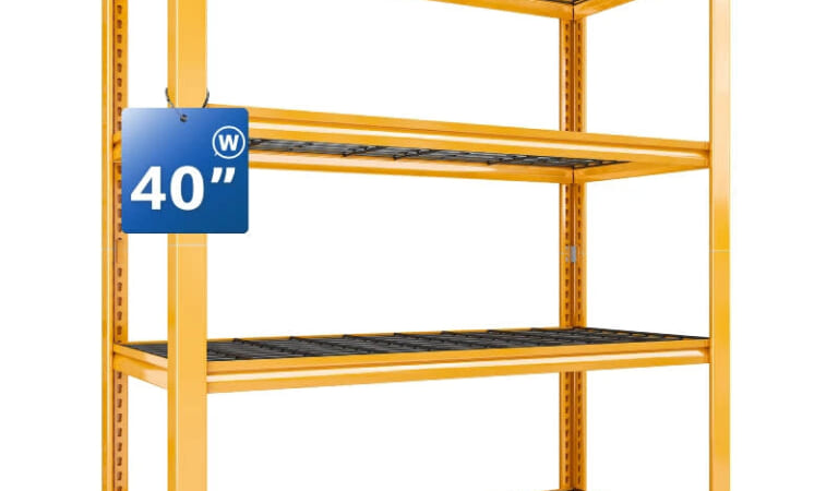 Reibii 40" Metal Shelving Unit for $108 + free shipping